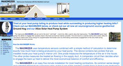 Desktop Screenshot of heatpumpmaximizer.com
